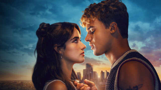Romantic Couple Gazing at London Skyline Desktop Wallpaper