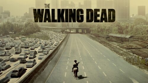 The Walking Dead Rick Grimes Riding Horse Desktop Wallpaper