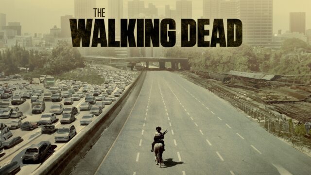 The Walking Dead Rick Grimes Riding Horse Desktop Wallpaper