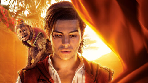 Aladdin and Abu from the 2019 live-action film Desktop Wallpaper