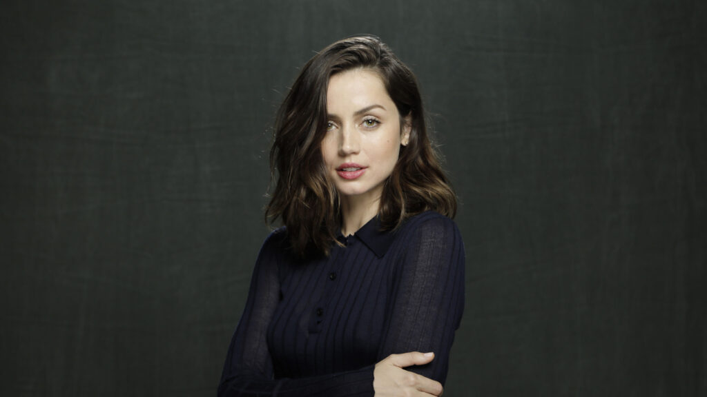 Ana de Armas Portrait Professional Studio Desktop Wallpaper