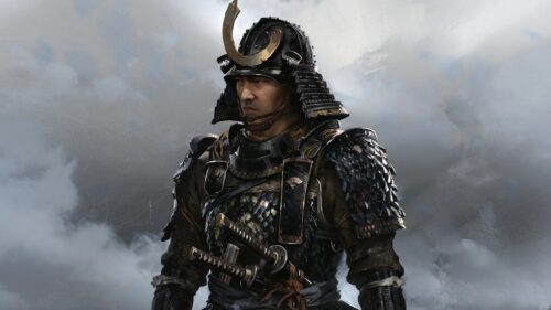 Samurai Warrior in Traditional Armor 4K Wallpaper
