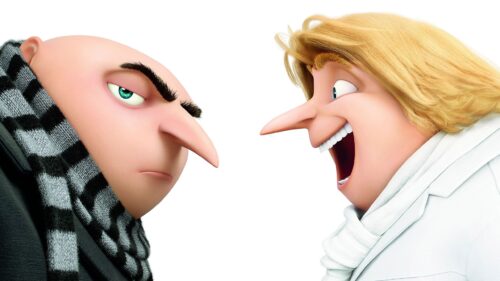 Gru and Dru Facing Off High Definition Desktop Wallpaper