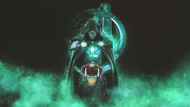 Doctor Doom Iron Man Mashup Avengers 4K Wallpaper