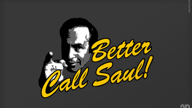 Better Call Saul Minimalist Vector Art 4K Desktop Wallpaper
