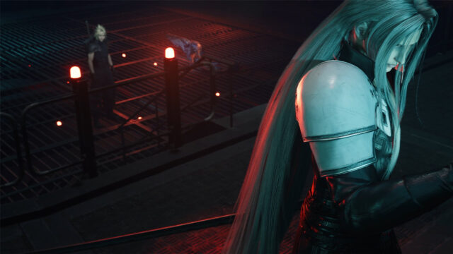 Final Fantasy VII Sephiroth and Cloud Desktop Wallpaper