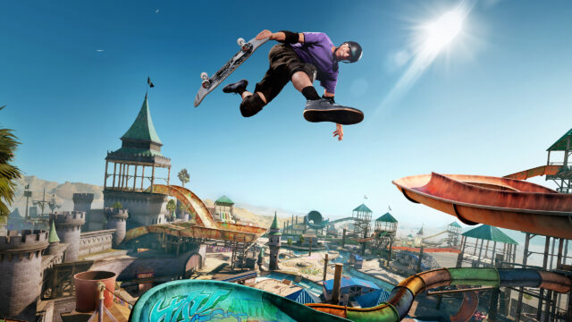 Tony Hawk Pro Skater 1+2 Water Park Jump Desktop Wallpaper