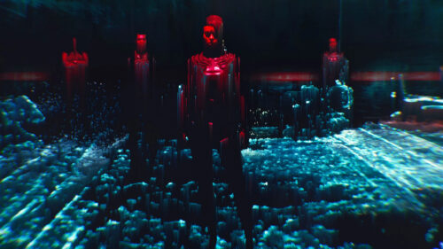 Digital Glitch Sci-Fi Abstract 4K Wallpaper