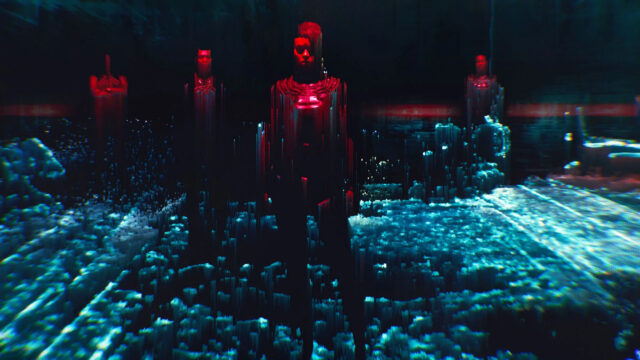 Digital Glitch Sci-Fi Abstract 4K Wallpaper