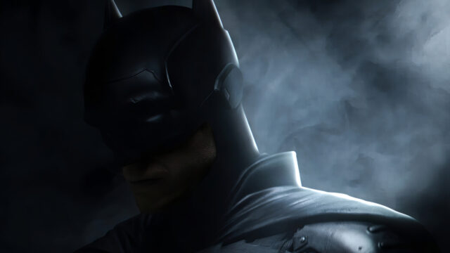 The Batman Cinematic Close-up 4K Desktop Wallpaper