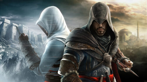 Altaïr and Ezio Assassin’s Creed Desktop Wallpaper