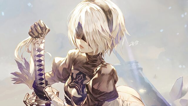2B Nier Automata Portrait Desktop Wallpaper