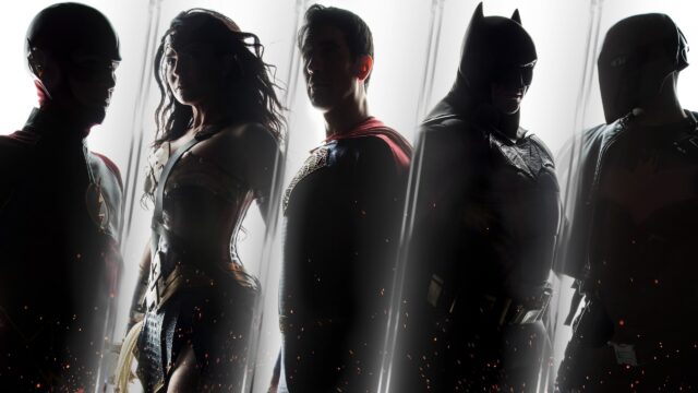 Justice League Silhouette Heroes 4K Desktop Wallpaper