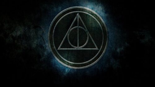 Deathly Hallows Symbol Artistic 4K Wallpaper