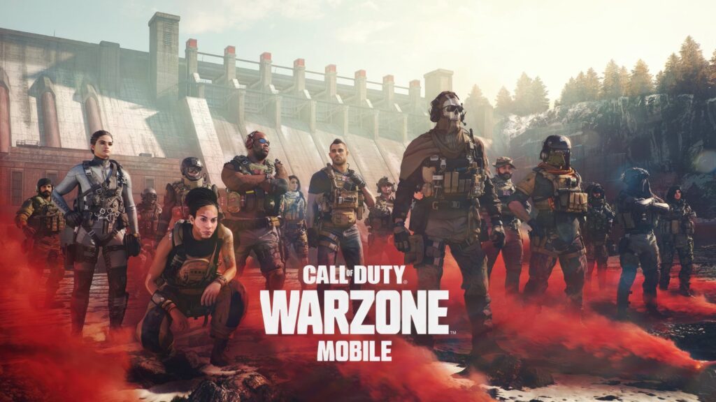 Call of Duty Warzone Mobile Squad Dam Desktop Wallpaper