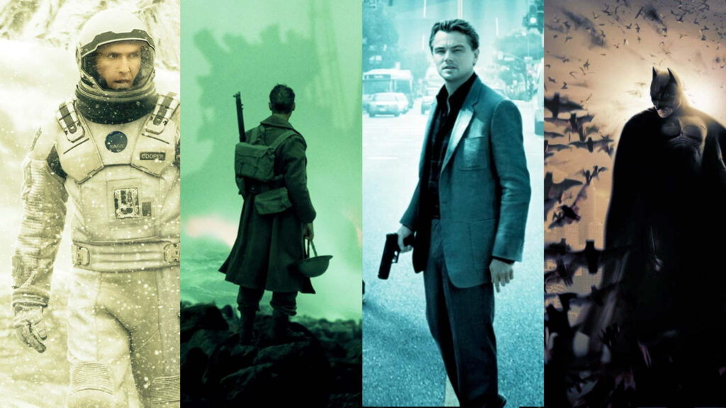 Christopher Nolan Movie Montage 4K Desktop Wallpaper