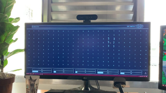 Severance Macrodata Refinement Terminal Desktop Wallpaper