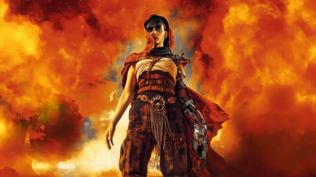Furiosa Mad Max Post-Apocalyptic Warrior Desktop Wallpaper