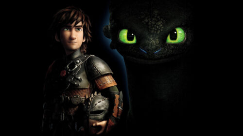 Hiccup and Toothless How to Train Your Dragon 4K Wallpaper