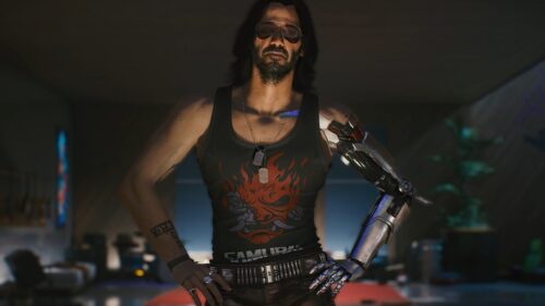 Johnny Silverhand from Cyberpunk 2077 Desktop Wallpaper