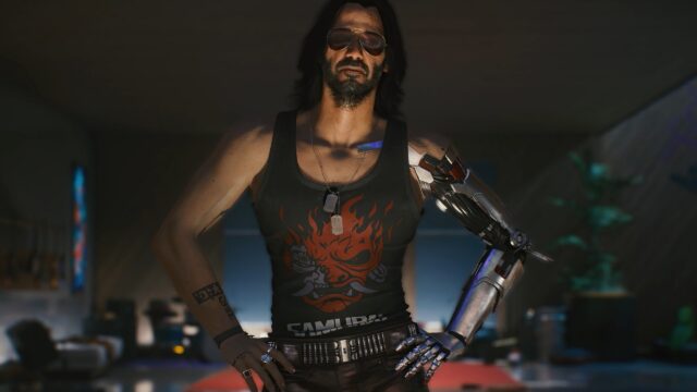 Johnny Silverhand from Cyberpunk 2077 Desktop Wallpaper