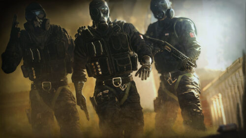 Special Forces Gas Mask Soldiers 4K Wallpaper