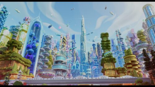 Futuristic Dreamscape City 8K Desktop Wallpaper