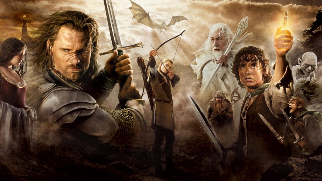 The Lord of the Rings Epic Character Ensemble Desktop Wallpaper