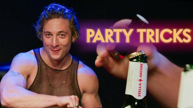 Jeremy Allen White Party Tricks Stella Artois Desktop Wallpaper