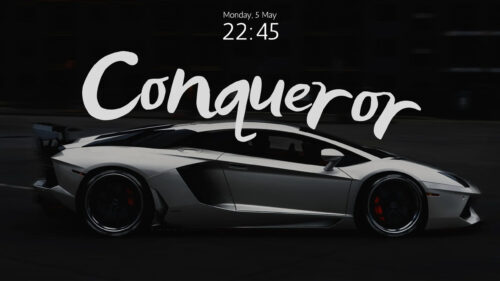 Silver Lamborghini Aventador Supercar Desktop Wallpaper