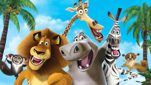 Madagascar Characters Group Portrait 4K Desktop Wallpaper