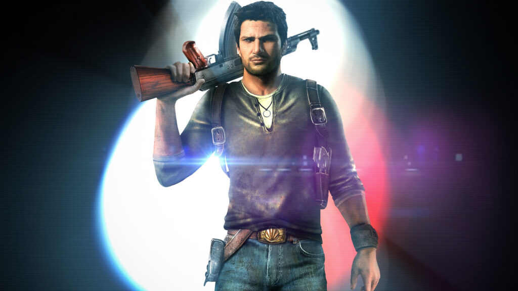 Nathan Drake Action Character Desktop Wallpaper