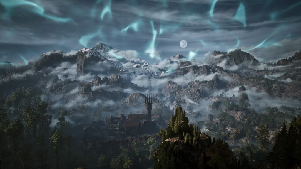 Gothic Atmosphere Fantasy Landscape 4K Desktop Wallpaper
