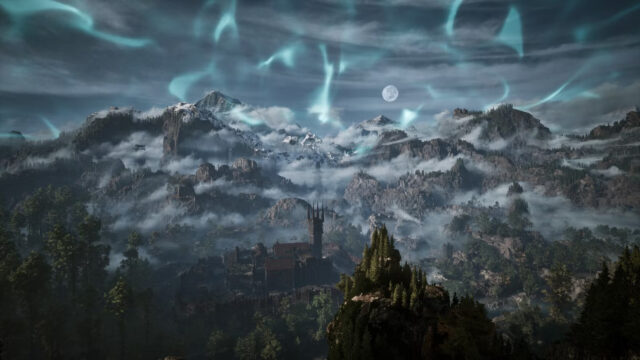 Gothic Atmosphere Fantasy Landscape 4K Desktop Wallpaper