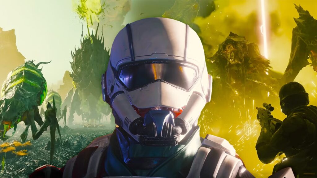 Sci-Fi Soldier Battle Desktop Wallpaper