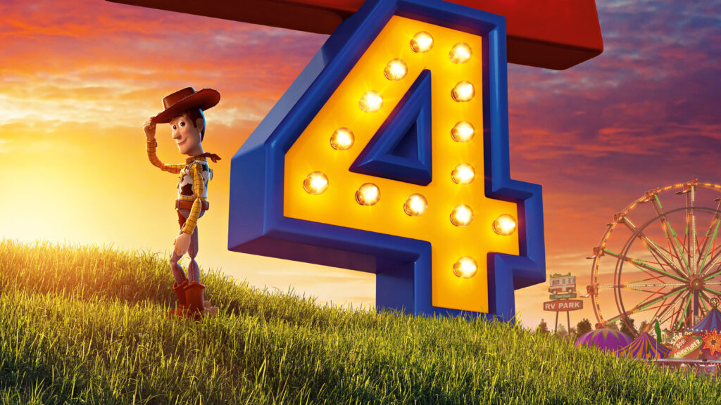 Toy Story 4 Woody Landscape Desktop Wallpaper