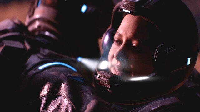Sci-Fi Space Explorer Close-Up 4K Desktop Wallpaper