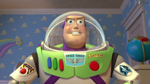 Buzz Lightyear Serious Expression 16:9 Desktop Wallpaper