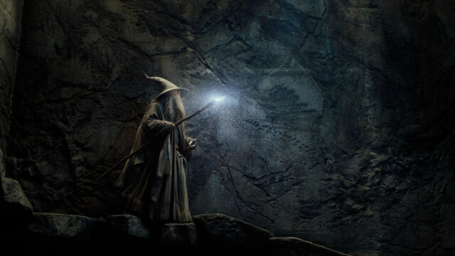Gandalf the Grey in Mines of Moria 4K Desktop Wallpaper