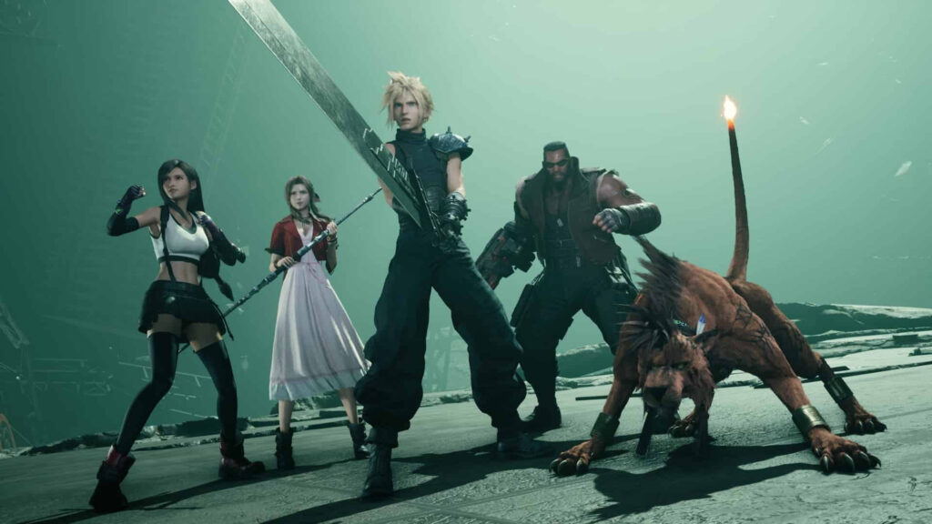 Final Fantasy VII Remake Characters Group Desktop Wallpaper