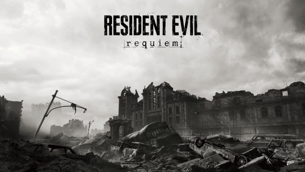 Post-Apocalyptic Ruined Cityscape Resident Evil 4K Wallpaper