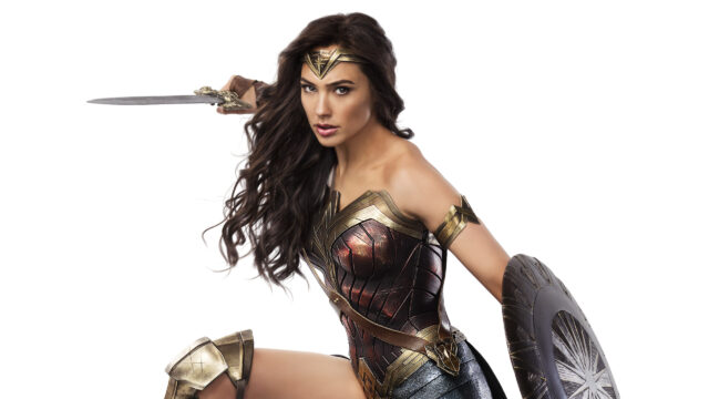 Wonder Woman Warrior Pose 4K Desktop Wallpaper