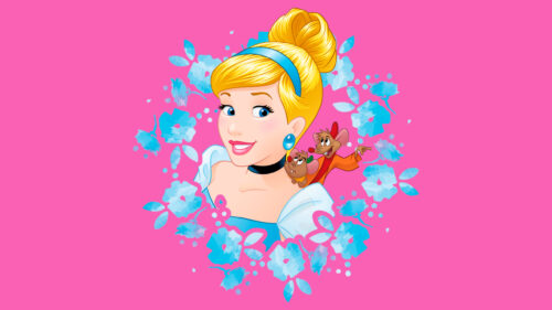 Cinderella and Friends Animated Princess 4K Desktop Wallpaper