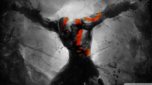 Chained Warrior Brutal Action Scene 4K Wallpaper