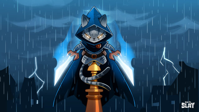 Gray Tabby Assassin Cat Desktop Wallpaper