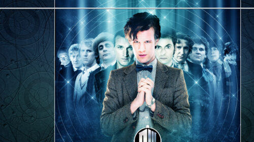 Doctor Who 11th Doctor Ensemble Desktop Wallpaper