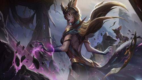 Ahri Coven League of Legends Fantasy Desktop Wallpaper