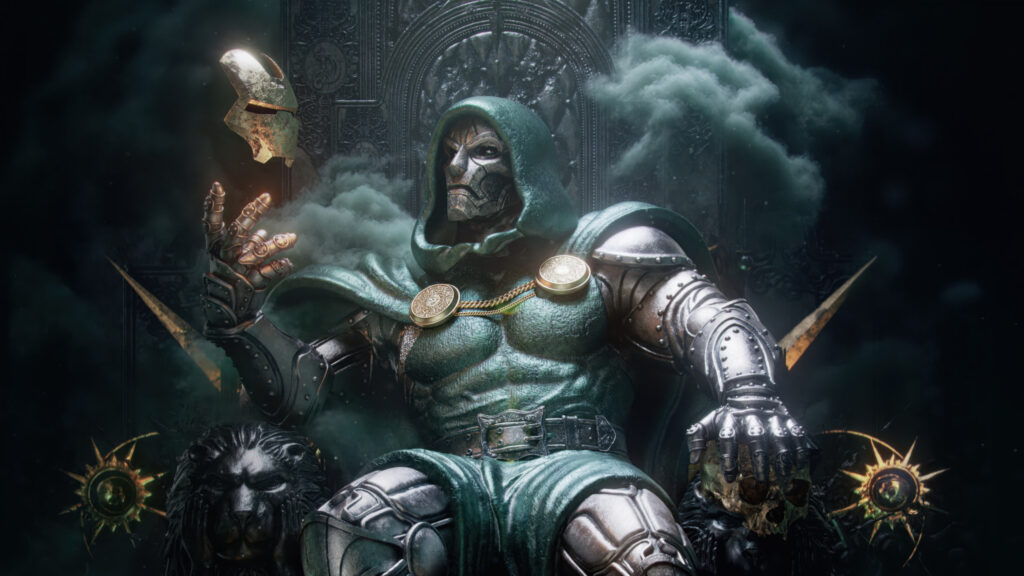 Doctor Doom Majestic Throne 4K Wallpaper