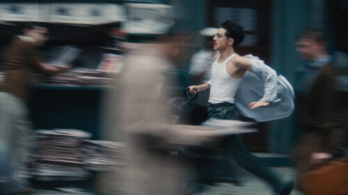 Timothée Chalamet Running in A Complete Unknown Desktop Wallpaper
