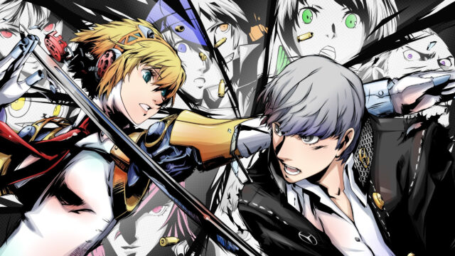 Aigis and Yu Narukami Persona 4 Arena Desktop Wallpaper